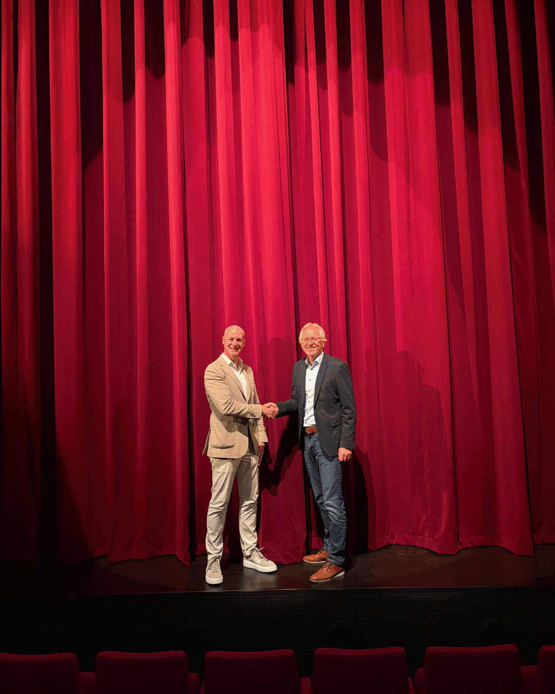Philppe van Esch -  Vescom Velvets & Fred de Graaf - Directeur Theater Het Speelhuis